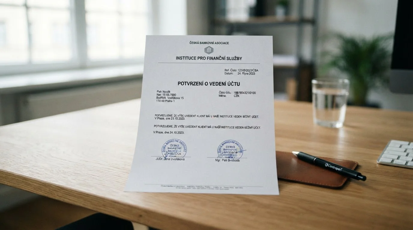 Oficiální dokument České národní banky s registrací platební instituce