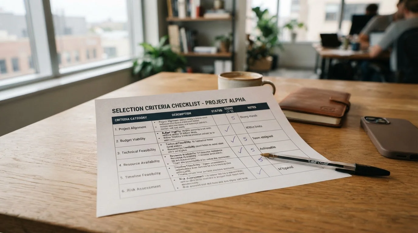 Checklist s kritérii výběru kasina — licence MF ČR, rychlost výběru, limity, bonusy