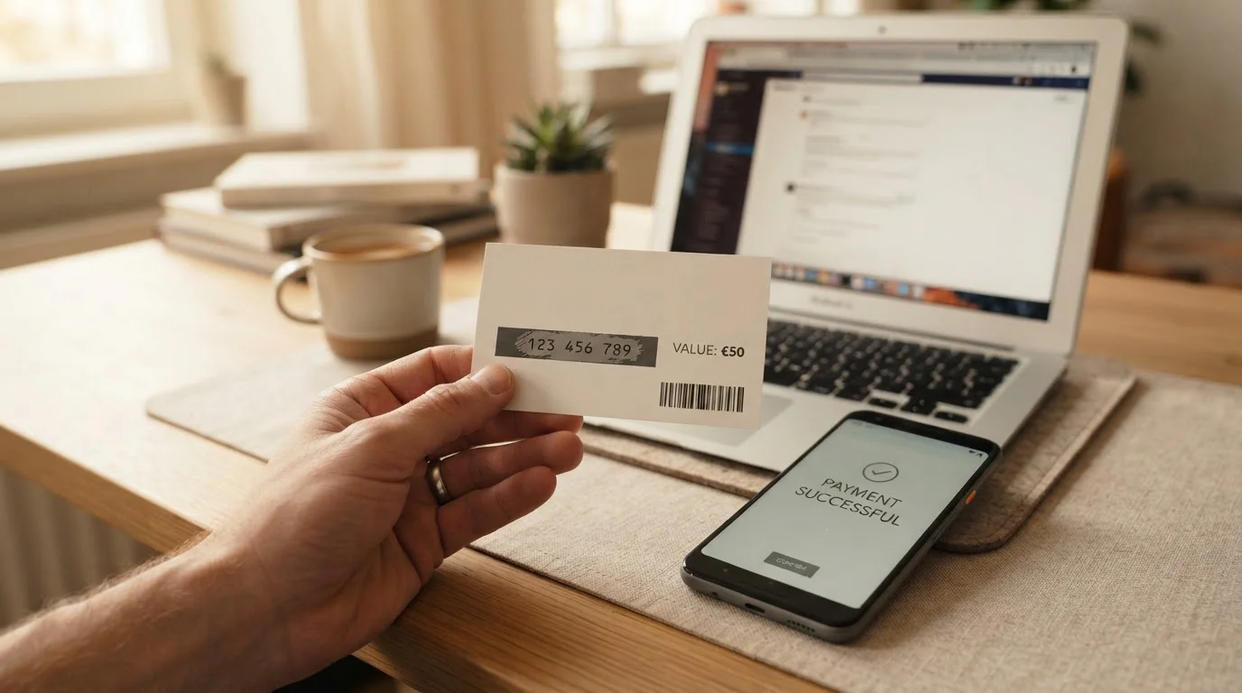 Platební metody pro vklad jednoho eura včetně předplaceného voucheru